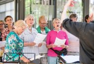 An der freien Luft zu singen, hat etwas Befreiendes.