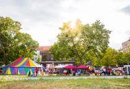 Ein Fest für Vahrenwald auf dem Jahnplatz.