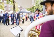 Stimmungsvolle Musik der Brassband „Brazzo Brazzone“. 