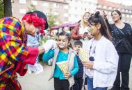 Clown Pipo belustigte nicht nur Kinder, ...