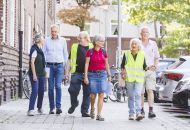 Zeit für Erkundung: Wer wollte, konnte das Wohngebiet besichtigen und ...